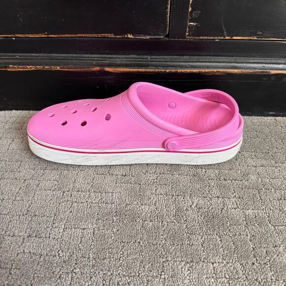 Crocs Off Court Clogs MENS 11 Bright Taffy Pink main image 5